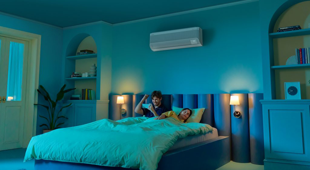 Tichý chod klimatizace Samsung WindFree
